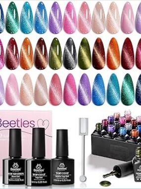 Beetles Cat Eye Gel Nail Polish 20 Color Set